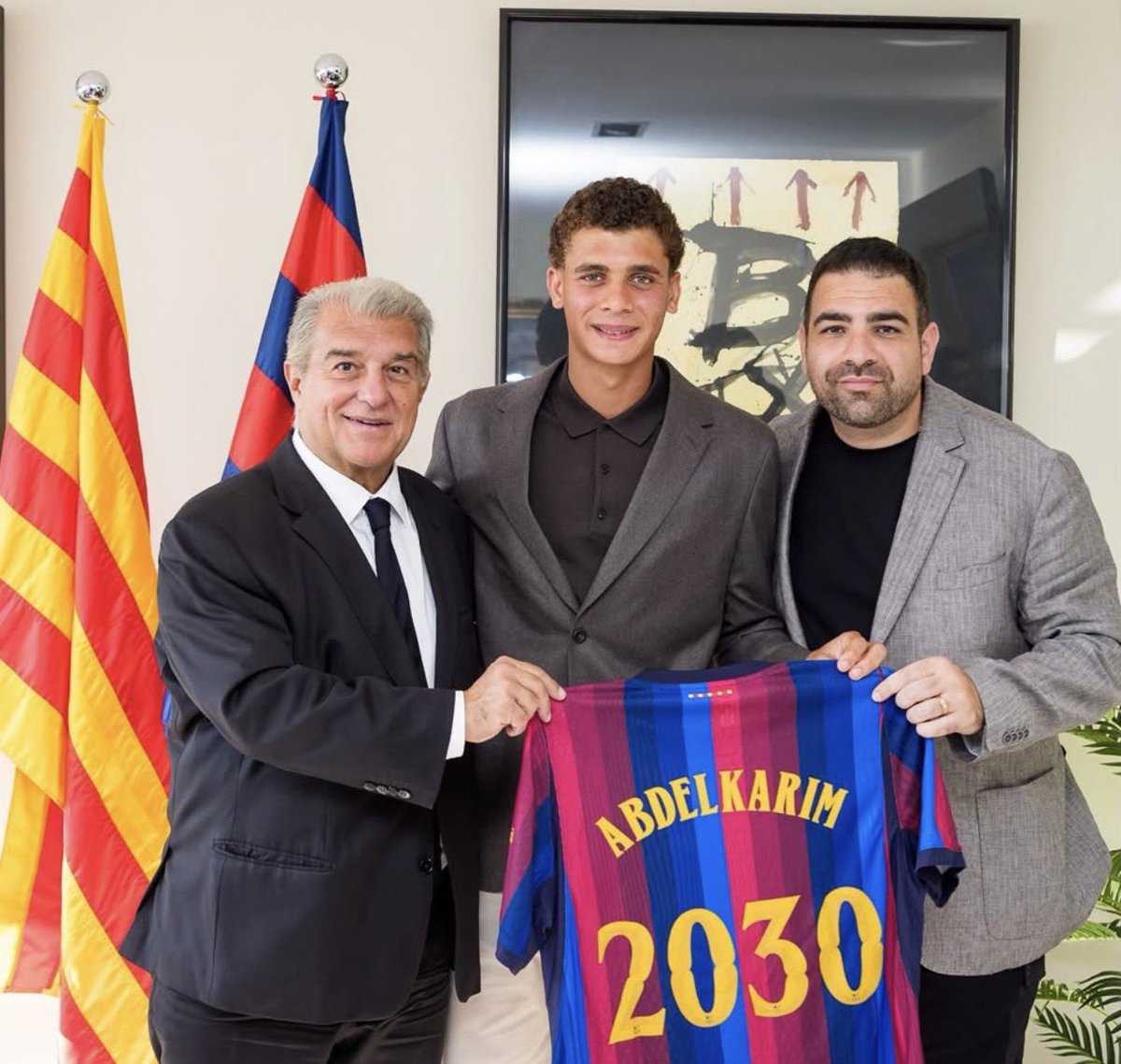 Abdelkarim Hamza przedłuża kontrakt z Barceloną