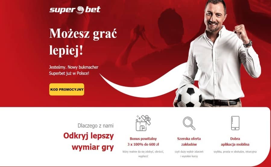 superbet rejestracja z bonusem