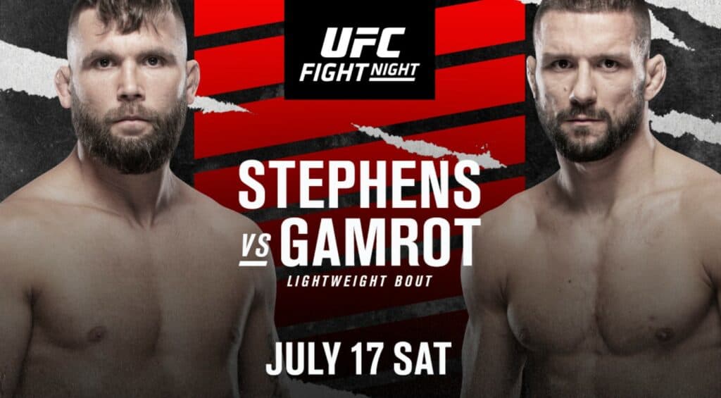 Gamrot - Stephens (UFC Vegas 31) - gdzie obejrzeć ZA DARMO w internecie?
