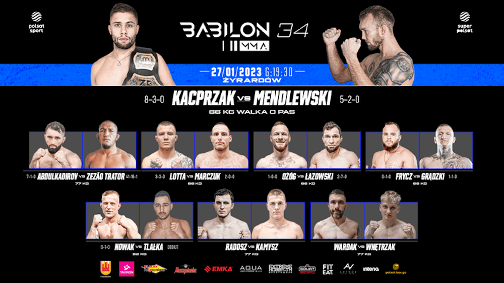 Babilon MMA 34 typy kursy