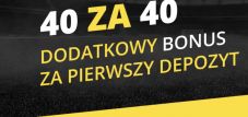 Ekstra 40 PLN gwarantowane w Fortunie!