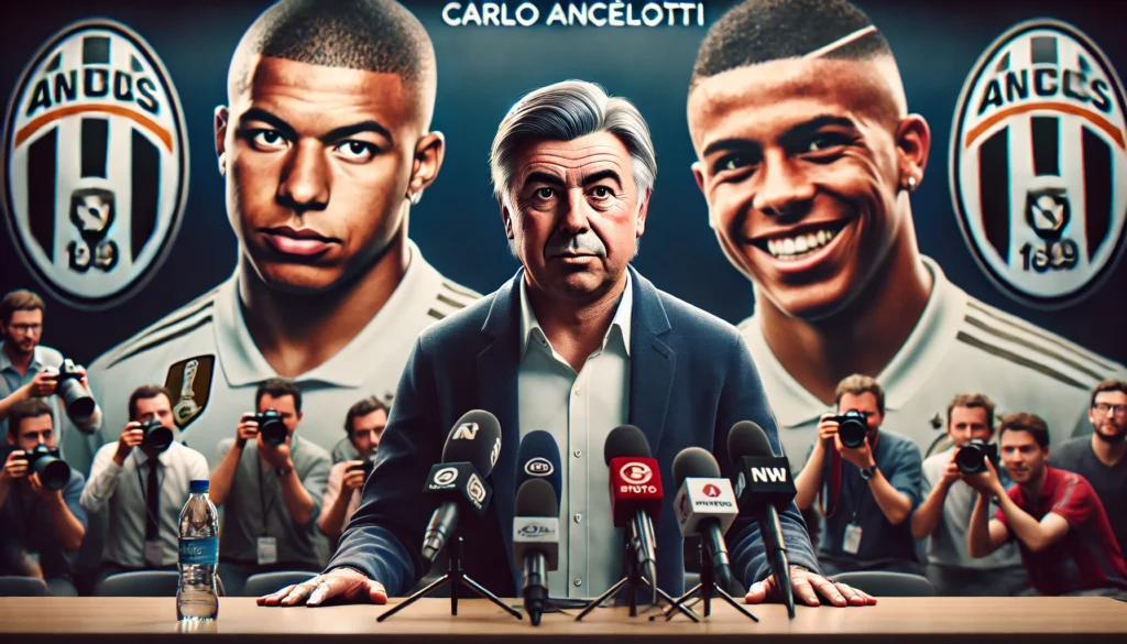 Carlo Ancelotti broni Mbappe i Viniciusa