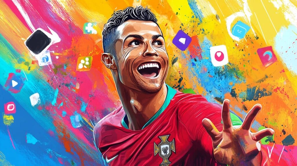 Ronaldo social media