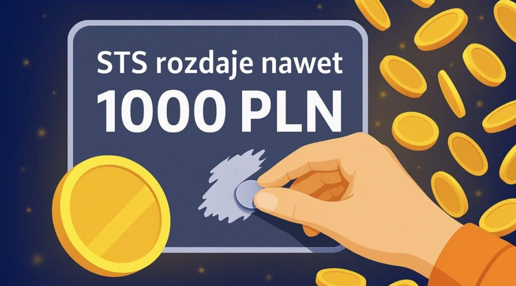 STS rozdaje nawet 1000 PLN za dobrą serię obstawiania. Co trzeba zrobić?